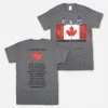 Cheech And Chong Canada Tour 2019 Smoking Beaver Charcoal T-Shirt