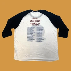 Lukas Nelson & Promise Of The Real New Merch 2021 Tour Baseball T-Shirt 8 Lukas Nelson & Promise Of The Real New Merch 2021 Tour Baseball T-Shirt