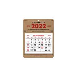 Field Notes 2022 15-Month Workstation Calendar New Merch