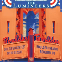 NIVA The Lumineers Live At Boulder Theater - Hand Screen-Printed Poster New Merch