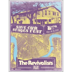 NIVA The Revivalists Live At Tipitina's - Hand Screen-Printed Poster