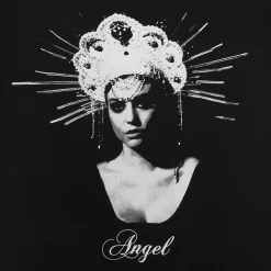 Angel Olsen New Merch Angel Crown Black T-Shirt