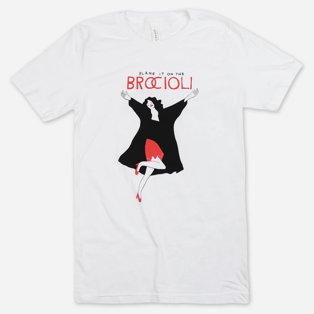Angel Olsen The Brocioli White T-Shirt New Merch 1 Angel Olsen The Brocioli White T-Shirt New Merch