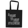 A Place To Bury Strangers Classic Logo Black Tote Bag New Merch
