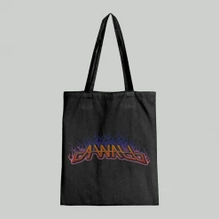 A-Wall New Merch Heat Wave Black Tote