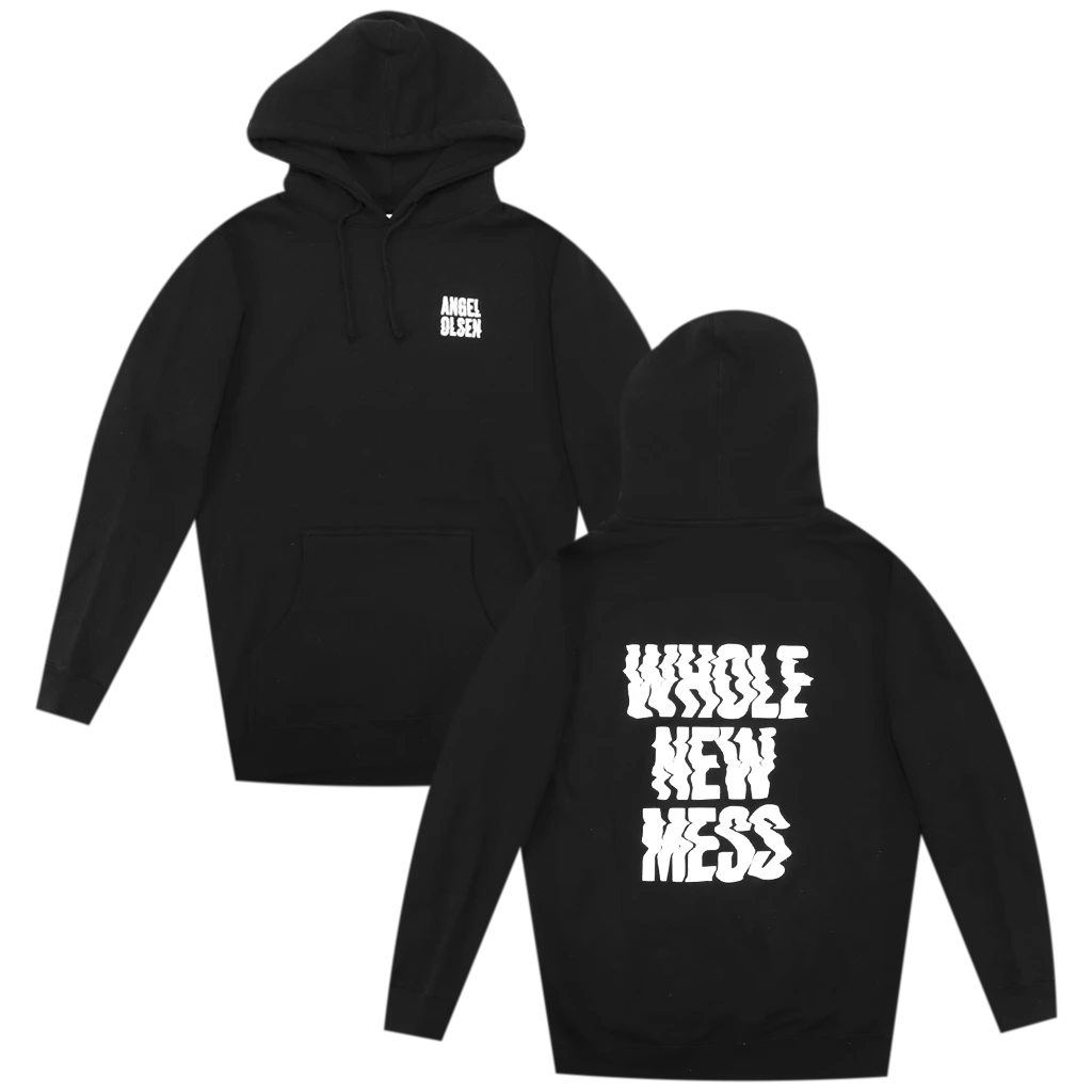 Angel Olsen Whole New Mess Black Hoodie New Merch Angel Olsen Whole New Mess Black Hoodie New Merch