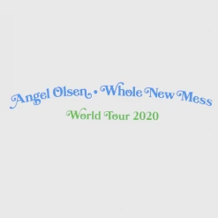 Angel Olsen Whole New Mess 2020 Tour White T-Shirt New Merch 4 Angel Olsen Whole New Mess 2020 Tour White T-Shirt New Merch