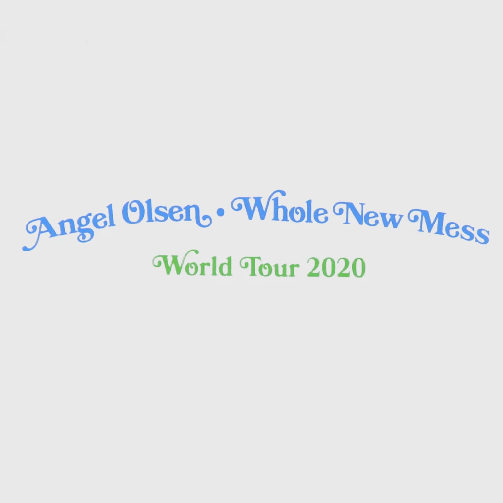 Angel Olsen Whole New Mess 2020 Tour White T-Shirt New Merch Angel Olsen Whole New Mess 2020 Tour White T-Shirt New Merch