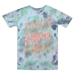 BEGINNERS Stacked Tie Dye T-Shirt New Merch