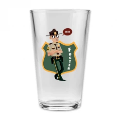 Broken Lizard Foster Pint Glass