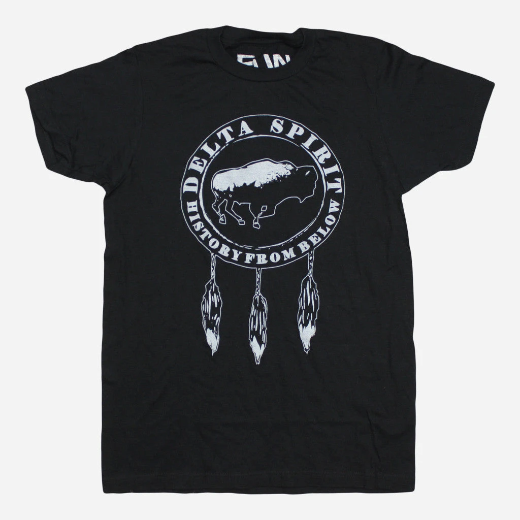 Delta Spirit New Merch Buffalo Black T-Shirt Delta Spirit New Merch Buffalo Black T-Shirt