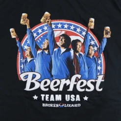 Broken Lizard New Merch Beerfest Team USA T-Shirt