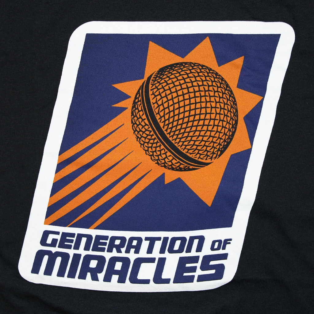 Mega Ran Generation Of Miracles Black T-Shirt 3 Mega Ran Generation Of Miracles Black T-Shirt
