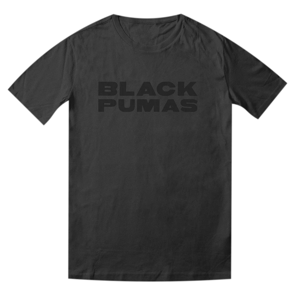 Black Pumas Deluxe Double Pumas Dark Grey T-Shirt 3 Black Pumas Deluxe Double Pumas Dark Grey T-Shirt