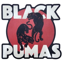 Black Pumas Double Puma Die Cut Sticker New Merch
