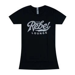 The Rebel Lounge New Merch TRL Women's Black T-Shirt