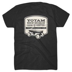 Yotam Ben Horin Young Forever Wagon Tri-Black T-Shirt New Merch