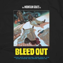 The Mountain Goats New Merch Bleed Out Album T-Shirt
