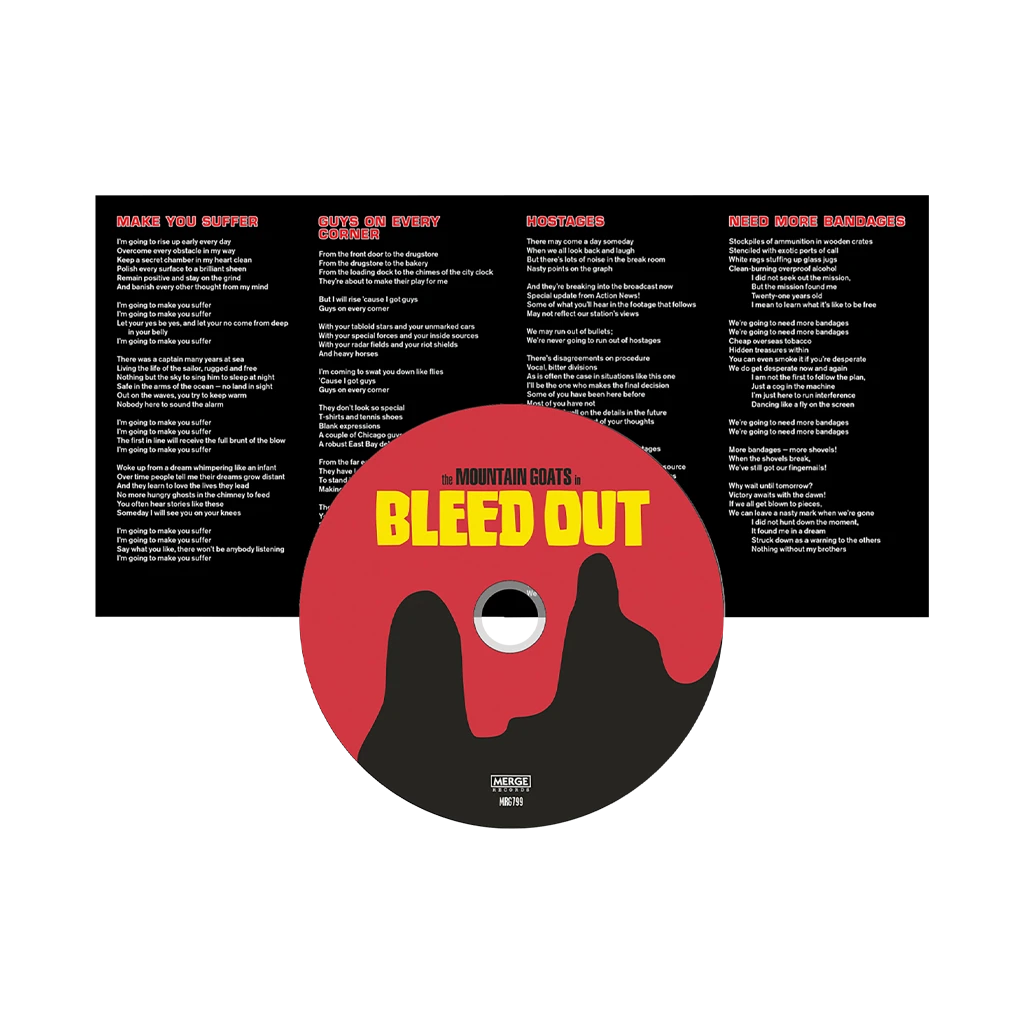 The Mountain Goats Bleed Out CD New Merch 2 The Mountain Goats Bleed Out CD New Merch