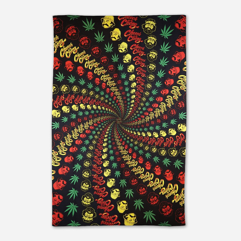 Cheech And Chong Rasta Spiral 3D Tapestry New Merch 1 Cheech And Chong Rasta Spiral 3D Tapestry New Merch