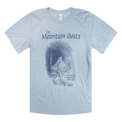 The Mountain Goats Cave Angel Ascendancy Tour Adult Unisex Blue T-Shirt