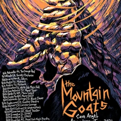 The Mountain Goats Cave Angel Ascendancy Tour 2021 Poster