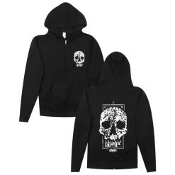 Chelsea Wolfe (CW) Skull Zip Hoodie New Merch