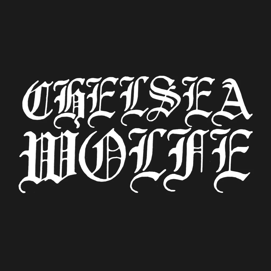 Chelsea Wolfe (CW) Chelsea Wolfe White On Black T-Shirt Chelsea Wolfe (CW) Chelsea Wolfe White On Black T-Shirt