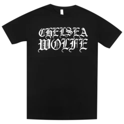 Chelsea Wolfe (CW) Chelsea Wolfe White On Black T-Shirt