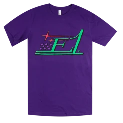 E1 Podcast New Merch Classic E1 Purple T-Shirt