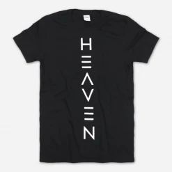 Dilly Dally Heaven Center Simple Logo Black T-Shirt