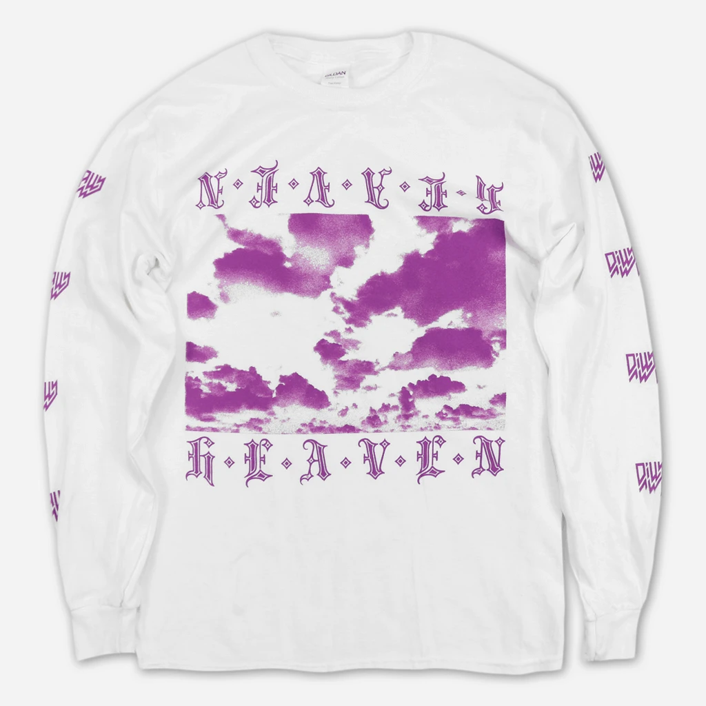 Dilly Dally Heaven White Long Sleeve T-Shirt Dilly Dally Heaven White Long Sleeve T-Shirt