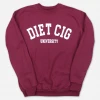 Diet Cig Ivy League Maroon Pullover Sweatshirt