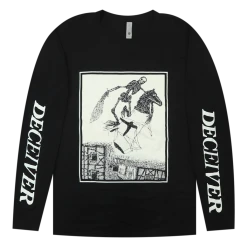 DIIV New Merch Deceiver Horsehead Long Sleeve Black T-Shirt 9 DIIV New Merch Deceiver Horsehead Long Sleeve Black T-Shirt