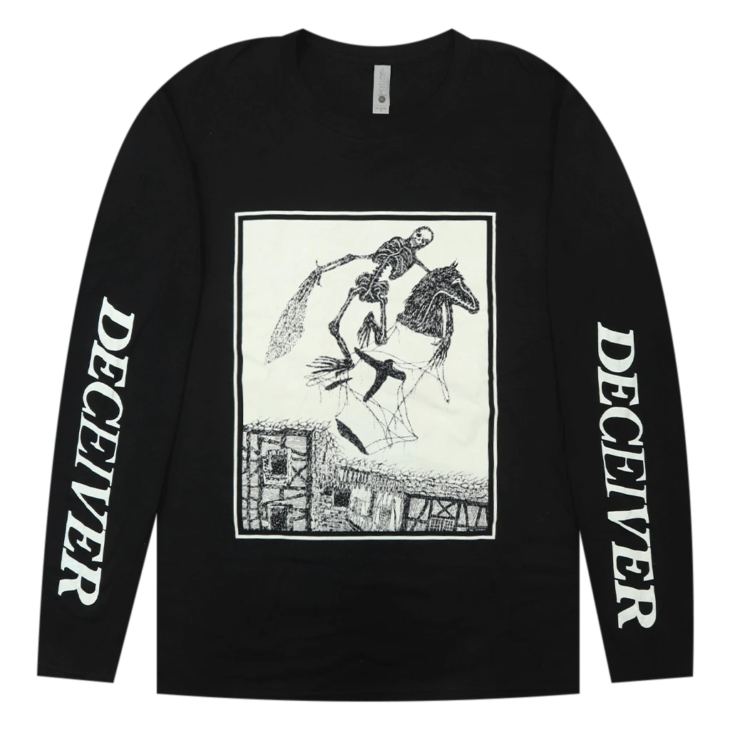 DIIV New Merch Deceiver Horsehead Long Sleeve Black T-Shirt 4 DIIV New Merch Deceiver Horsehead Long Sleeve Black T-Shirt