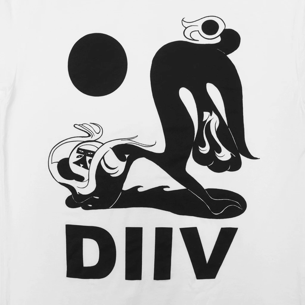 DIIV Lux Logo White T-Shirt New Merch 2 DIIV Lux Logo White T-Shirt New Merch