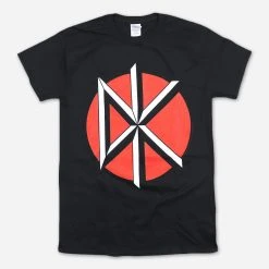 Dead Kennedys DK Logo Black T-Shirt (w/ Back Print) New Merch