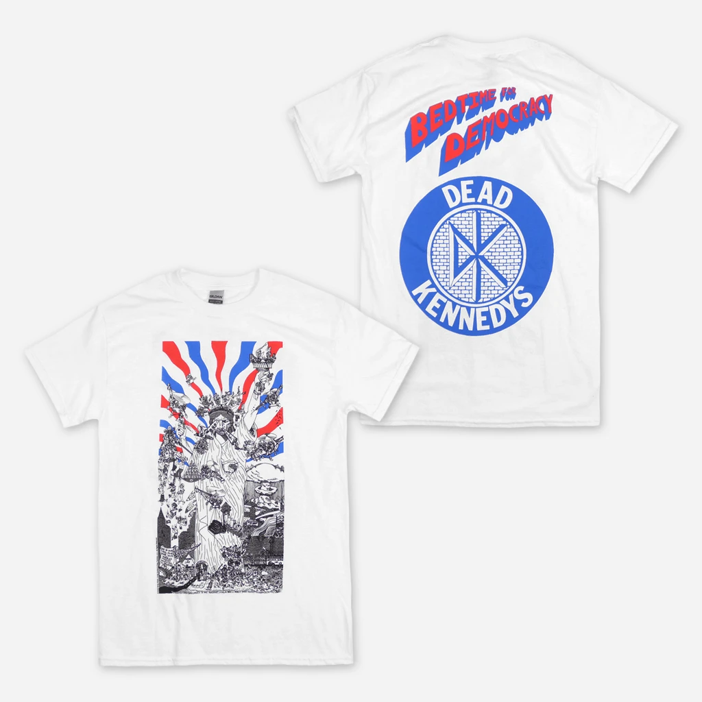 Dead Kennedys Bedtime For Democracy White T-Shirt 1 Dead Kennedys Bedtime For Democracy White T-Shirt