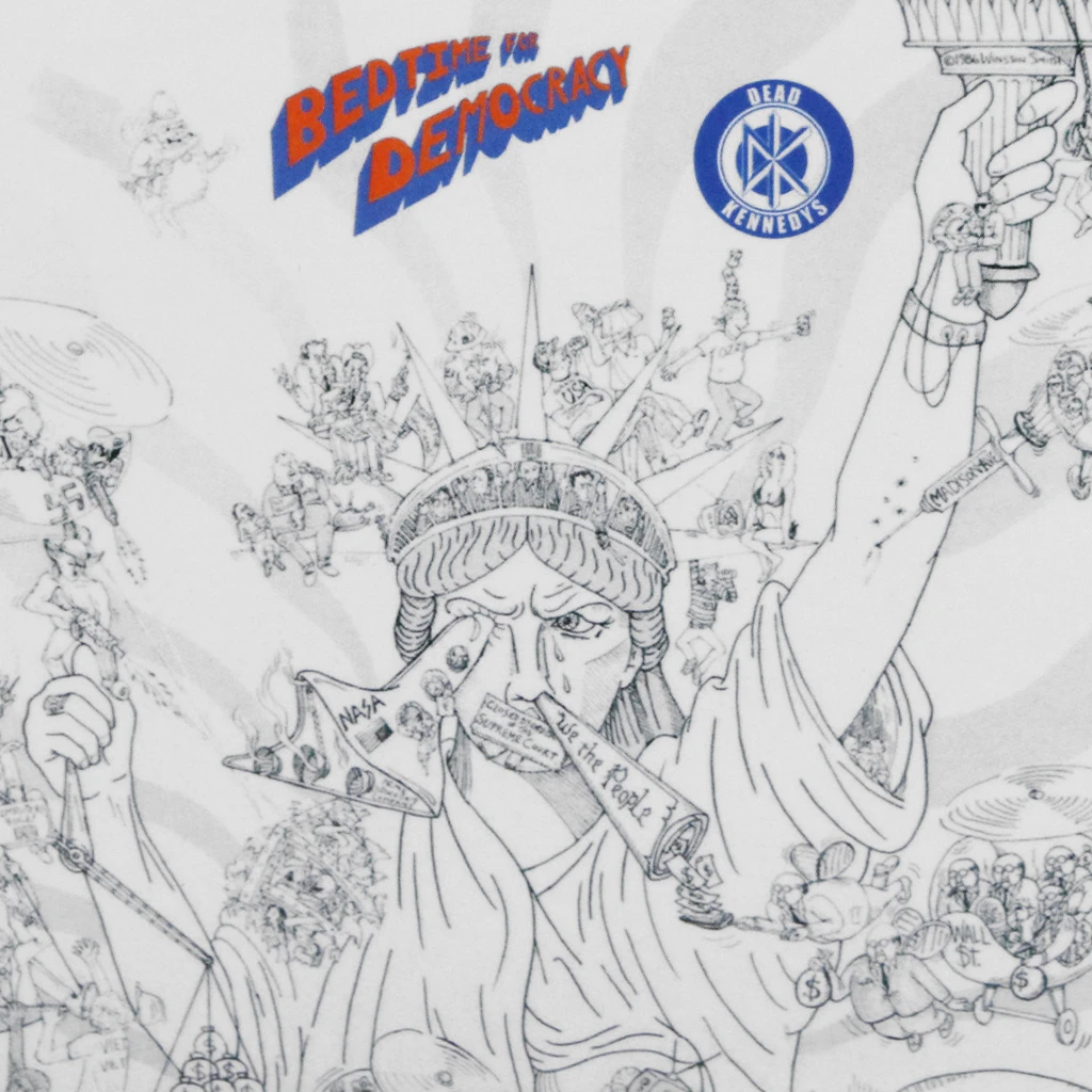 Dead Kennedys Bedtime For Democracy Sticker 2 Dead Kennedys Bedtime For Democracy Sticker
