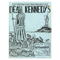 Dead Kennedys Concert Poster Sticker