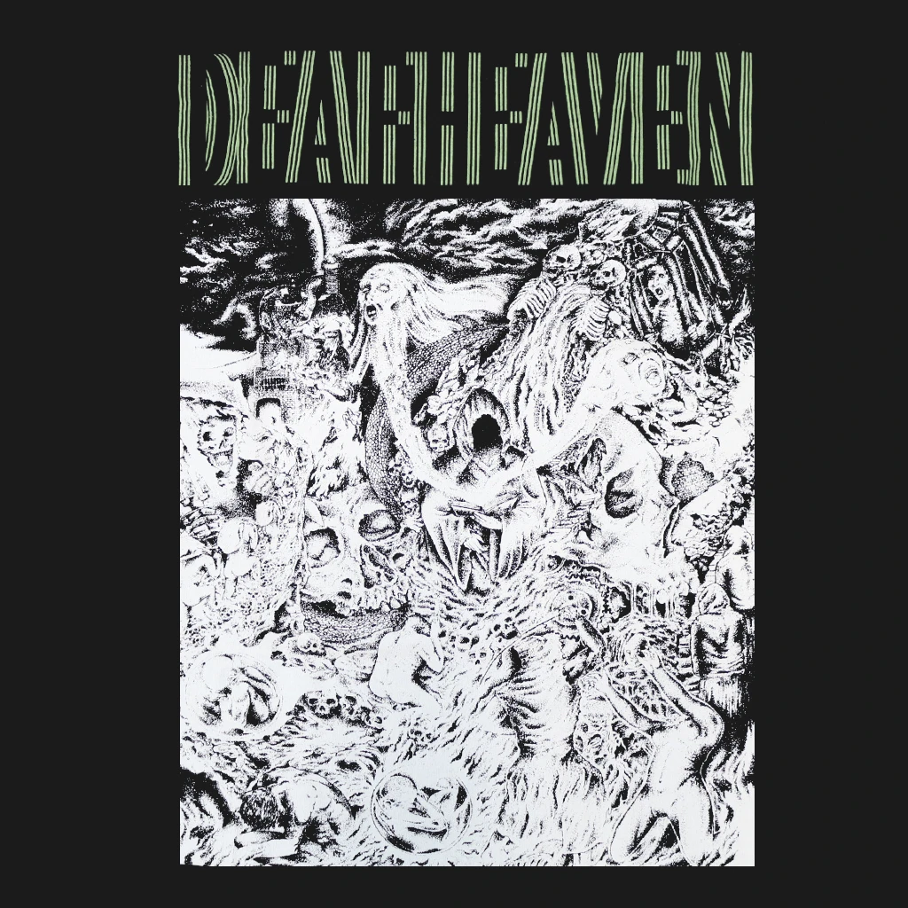 Deafheaven Green Logo Long Sleeve T-Shirt 2 Deafheaven Green Logo Long Sleeve T-Shirt