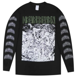 Deafheaven Green Logo Long Sleeve T-Shirt