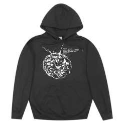Death Grips New Merch Crouching Black Pullover Hoodie