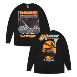 Death Grips Demolition Black Long Sleeve T-Shirt New Merch