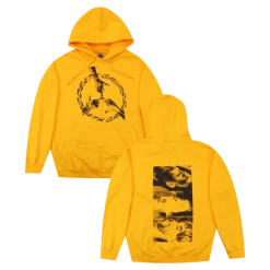 Death Grips Peace Gold Pullover Hoodie New Merch
