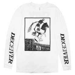 DIIV Deceiver Horsehead Long Sleeve White T-Shirt New Merch 9 DIIV Deceiver Horsehead Long Sleeve White T-Shirt New Merch