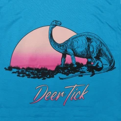 Deer Tick New Merch Dino Milk Youth Teal T-Shirt