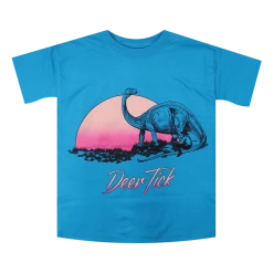 Deer Tick New Merch Dino Milk Youth Teal T-Shirt