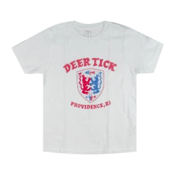 Deer Tick Crest Youth White T-Shirt New Merch