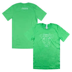 Edie Brickell & New Bohemians Hunter Logo Lime Green T-Shirt New Merch